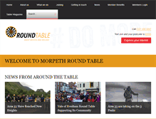 Tablet Screenshot of morpeth.roundtable.co.uk
