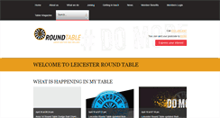 Desktop Screenshot of leicester.roundtable.co.uk