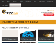 Tablet Screenshot of leicester.roundtable.co.uk