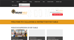 Desktop Screenshot of callander.roundtable.co.uk