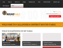 Tablet Screenshot of callander.roundtable.co.uk