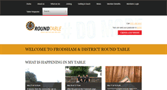 Desktop Screenshot of frodsham.roundtable.co.uk