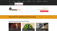 Desktop Screenshot of lichfield.roundtable.co.uk