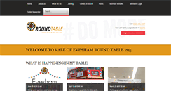 Desktop Screenshot of evesham.roundtable.co.uk